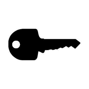 Locksmiths Key Iron on Transfer
